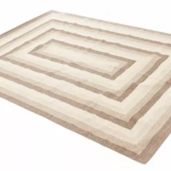 Räsymatto - Chania (beige) -Pyöreät matot myymälä beige matta 3