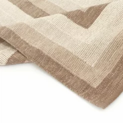 Räsymatto - Chania (beige) -Pyöreät matot myymälä beige matta 4