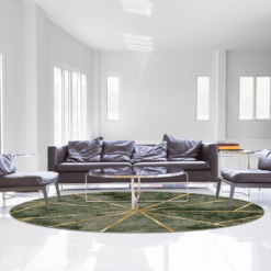 Pyöreät Matot - Bellizzi (vihreä) -Pyöreät matot myymälä bellizzi2runda