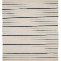 Räsymatto - Boda (valkoinen/sininen)