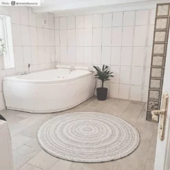 Pyöreät Matot - Brussels Weave (harmaa) -Pyöreät matot myymälä brussels weave gra rund