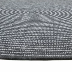 Pyöreät Matot - Ferragudo (antrasiitti) -Pyöreät matot myymälä brussels weave 20.5337 night silver 01 matta carpet teppich 03rr