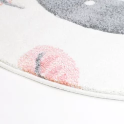 Lastenmatto - Bueno Fox (vaaleanpunainen) -Pyöreät matot myymälä bueno 1312 rosarundmakro