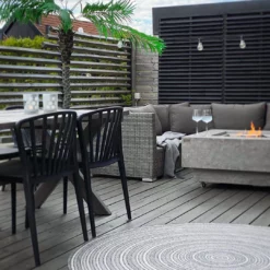 Pyöreät Matot - Brussels Weave (harmaa) -Pyöreät matot myymälä cred produktbild2 brussles weave