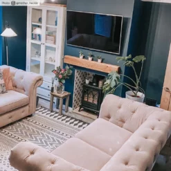 Räsymatto - Marrakech (musta/harmaa/valkoinen) -Pyöreät matot myymälä credbilder mall marrakesh