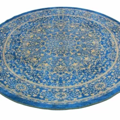 Pyöreät Matot - Vinadio (sininen/kulta) 10 Pyöreät Matot - Vinadio (sininen/kulta) -Pyöreät matot myymälä da1d2e1