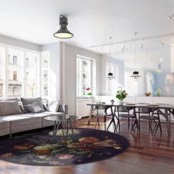 Pyöreät Matot - Rich Flowers (multi) -Pyöreät matot myymälä dt02311 101 150x150a