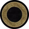 Pyöreät Matot - Tilos (musta/kulta) 2 Pyöreät Matot - Tilos (musta/kulta) -Pyöreät matot myymälä dt20517 108 125xyuvarlak