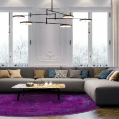 Pyöreät Matot - Gombalia (vaaleanpunainen) -Pyöreät matot myymälä dt40274 103 160xyuvarlaka