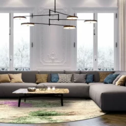 Pyöreät Matot - Dimos (beige/multi) -Pyöreät matot myymälä dt70224 101 160xyuvarlaka