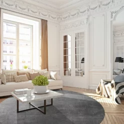 Pyöreät Matot - Artena (harmaa) -Pyöreät matot myymälä dt70229 101 160xyuvarlak