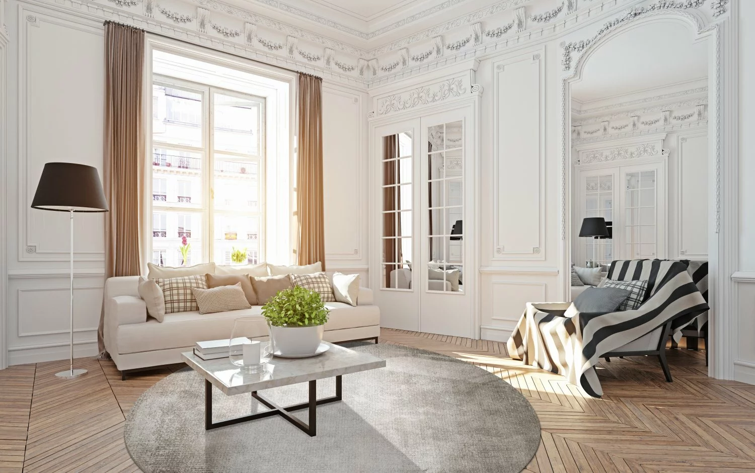 Pyöreät Matot - Riano (harmaa) 4 Pyöreät Matot - Riano (harmaa) - Image 2