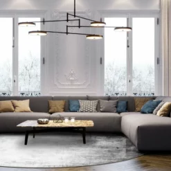 Pyöreät Matot - Rosia (harmaa) -Pyöreät matot myymälä dt70231 101.rosia 160xyuvarlaka 56203