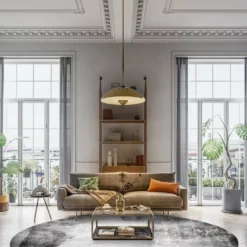 Pyöreät Matot - Esperia (harmaa) -Pyöreät matot myymälä dt70234 101.esperia 160xyuvarlaka