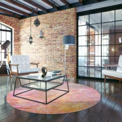 Pyöreät Matot - Cicoria (vaaleanpunainen/violetti) 8 Pyöreät Matot - Cicoria (vaaleanpunainen/violetti) -Pyöreät matot myymälä dt70246 101 160xyuvarlak