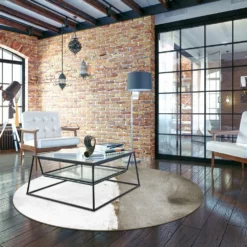 Pyöreät Matot - Prades (valkoinen/harmaa) -Pyöreät matot myymälä dt70257 101 160xyuvarlak