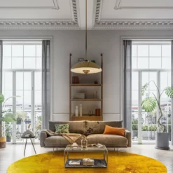 Pyöreät Matot - Benali (kulta) -Pyöreät matot myymälä dt70261 101.benali 160xyuvarlaka