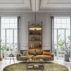 Pyöreät Matot - Taberno (harmaa/beige) -Pyöreät matot myymälä dt70265 101.taberno 160xyuvarlaka 6391