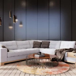 Pyöreät Matot - Periana (vaaleanpunainen/multi) -Pyöreät matot myymälä dt70267 101.periana 160xyuvarlaka