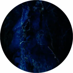 Edessä 16 Pyöreät Matot - Zuani (tummansininen)