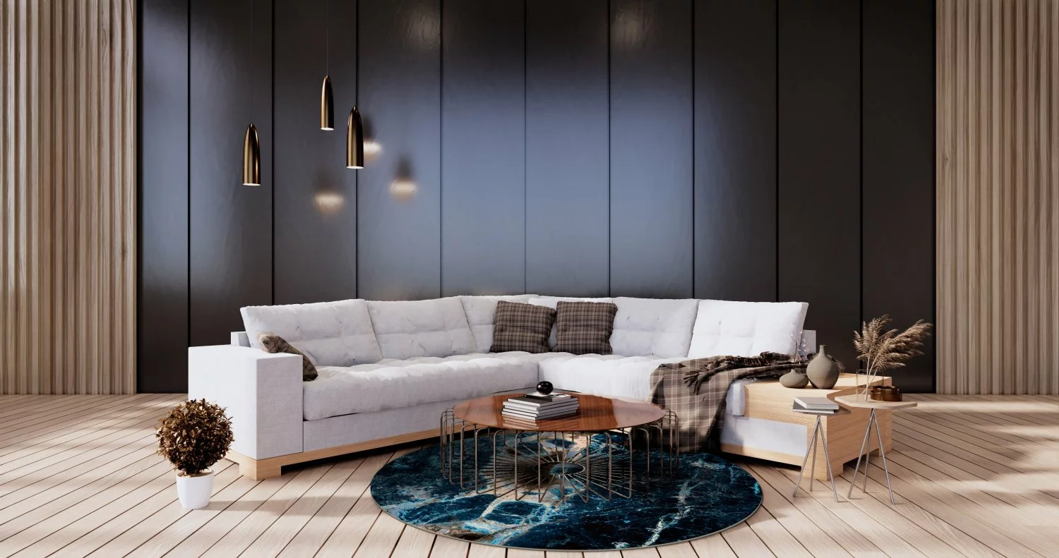 Pyöreät Matot - Narbolia (sininen/multi) 6 Pyöreät Matot - Narbolia (sininen/multi) - Image 4