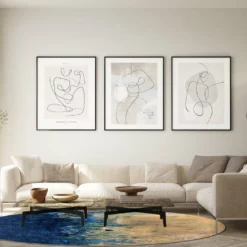 Pyöreät Matot - Sindia (beige/sininen) -Pyöreät matot myymälä dt70282 101.sindia 160xyuvarlaka