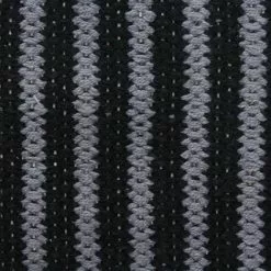 Räsymatto - Eila (harmaa(musta-harmaa) -Pyöreät matot myymälä eila 22904 32424