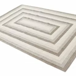 Räsymatto - Chania (harmaa) -Pyöreät matot myymälä gra matta 3