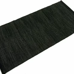 Räsymatto - Slite (musta) -Pyöreät matot myymälä img 0547