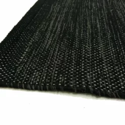 Räsymatto - Slite (musta) -Pyöreät matot myymälä img 0550