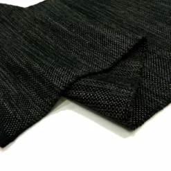 Räsymatto - Slite (musta) -Pyöreät matot myymälä img 0553