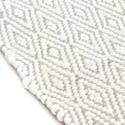 Räsymatto - Falster (harmaa) -Pyöreät matot myymälä img 4512