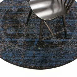Pyöreät Matot - Peking Royal (laivastonsininen) -Pyöreät matot myymälä img 6344