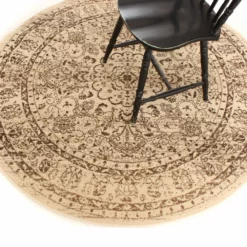 Pyöreät Matot - Peking Noble (valkoinen) -Pyöreät matot myymälä img 6400