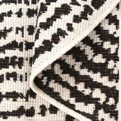 Pyöreät Matot - Brussels Swirl (musta) -Pyöreät matot myymälä img 6421