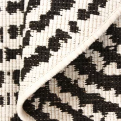 Pyöreät Matot - Brussels Swirl (musta) -Pyöreät matot myymälä img 6422