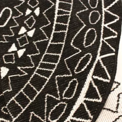 Pyöreät Matot - Brussels Diamond (musta) -Pyöreät matot myymälä img 6520 27644