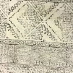 Räsymatto - Rabat (musta/harmaa/valkoinen) -Pyöreät matot myymälä img 6764