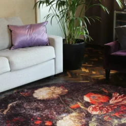 Pyöreät Matot - Rich Flowers (multi) -Pyöreät matot myymälä img 8987