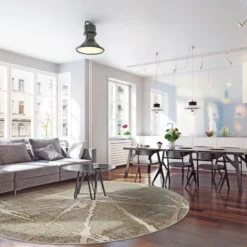 Pyöreät Matot - Lagos (beige) -Pyöreät matot myymälä interior 24 1007261722 1.1 lagos.skd11246.col802