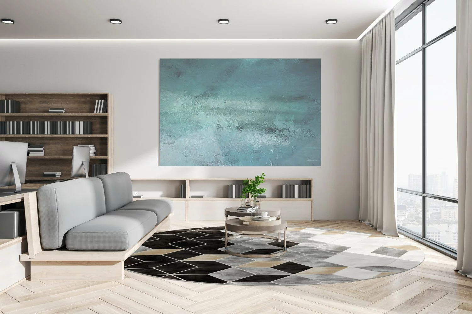 Pyöreät Matot - Brigooda (harmaa) - Image 2