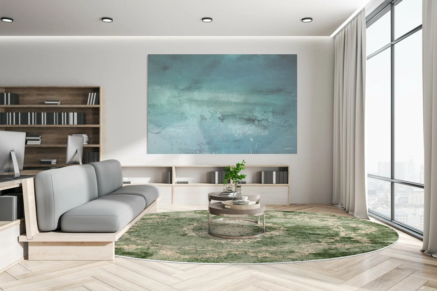 Pyöreät Matot - Taknis (vihreä) - Image 2