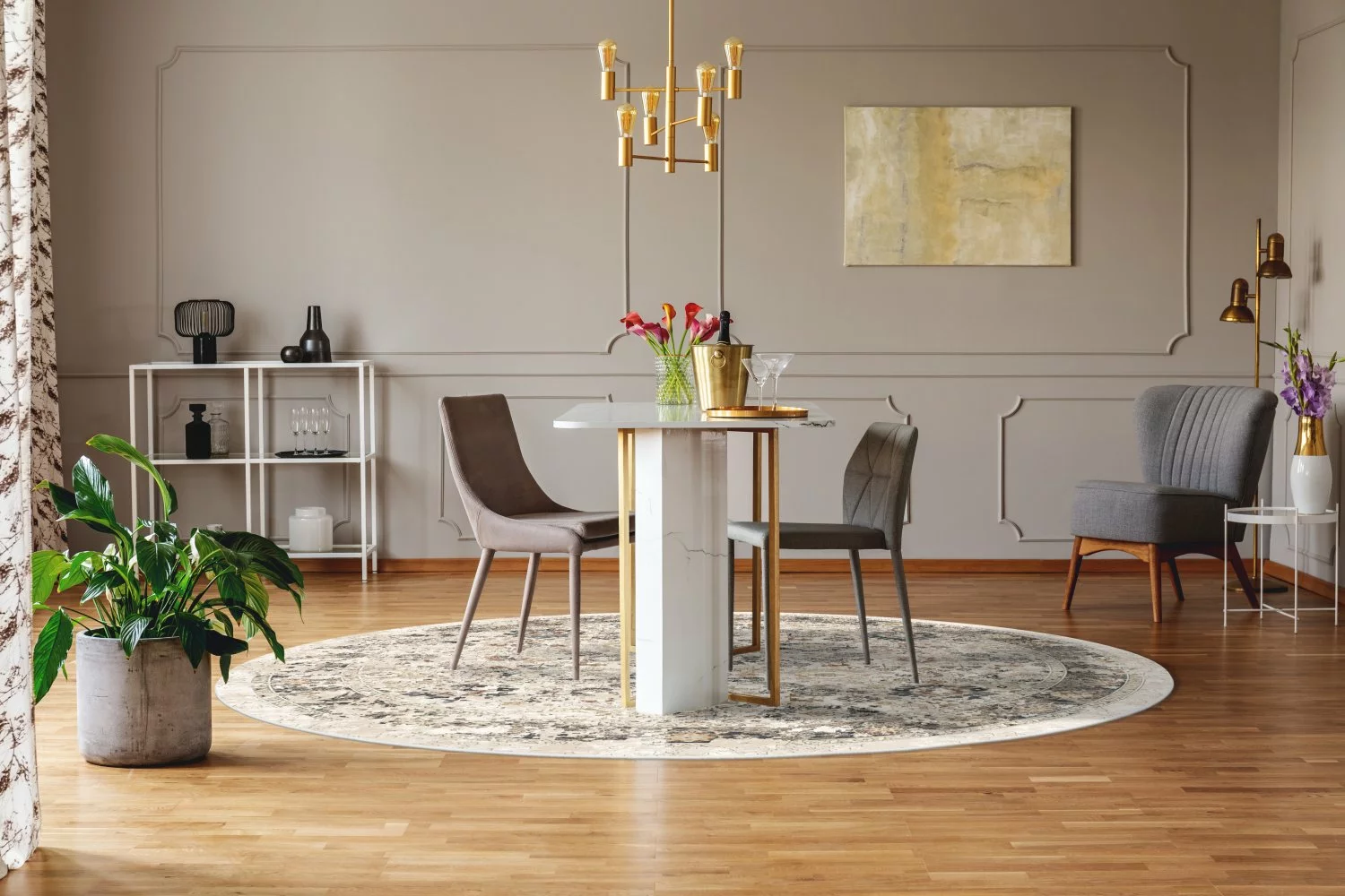 Pyöreät Matot - Toujane (harmaa) - Image 2