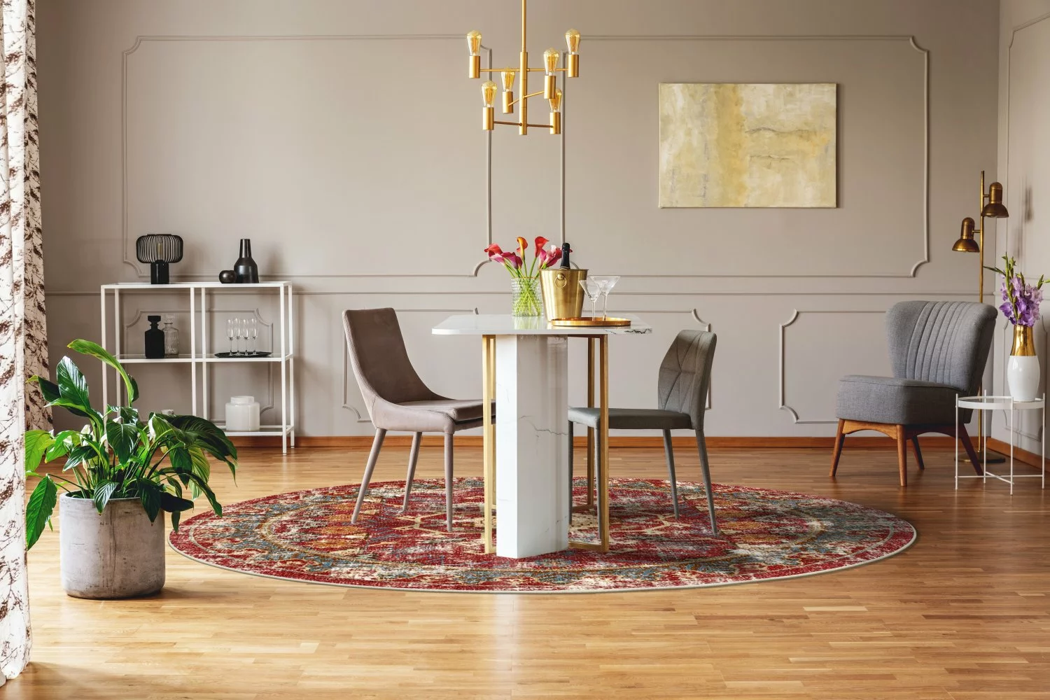 Pyöreät Matot - Idri (punainen/multi) - Image 2