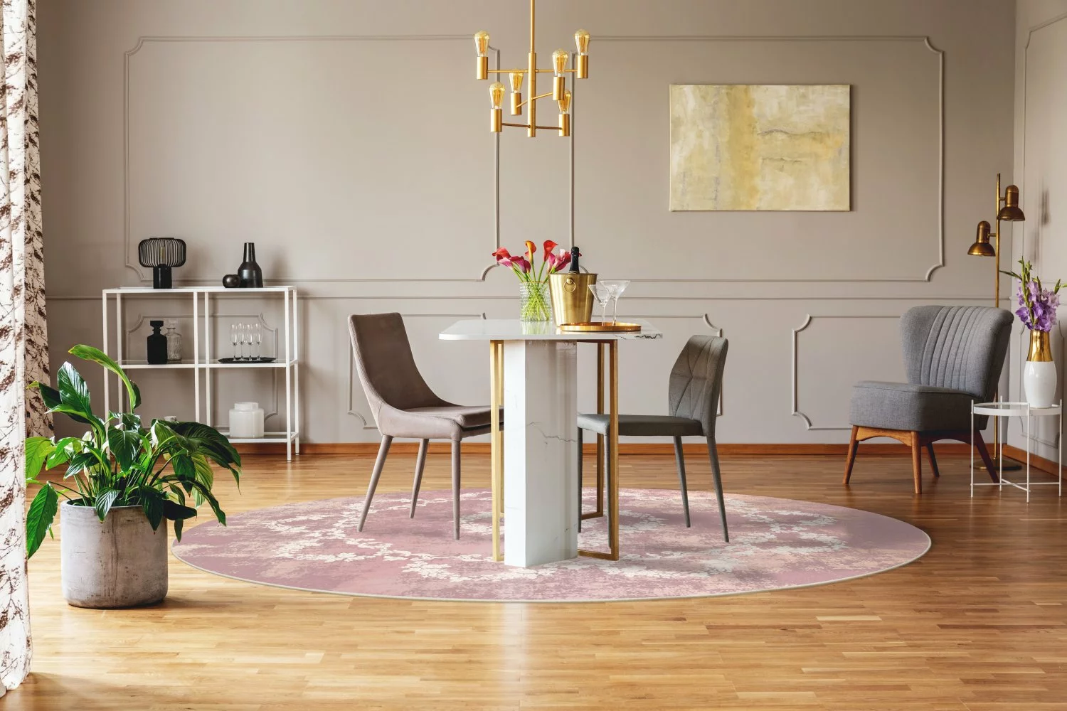 Pyöreät Matot - Nefta (vaaleanpunainen) - Image 2