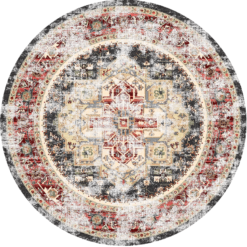 Pyöreät Matot - Javis (punainen/multi)