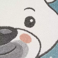 Lastenmatto - Teddy Pyöreä (multi) -Pyöreät matot myymälä kinderteppich anime 9386 blau 120x120 rund 3
