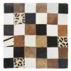Lehmäntalja 45 X 45 Cm -Pyöreät matot myymälä kohuds kudde zebra patchwork kuddfodral 45x45cm 198 203 22x199