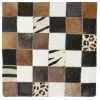 Lehmäntalja 45 X 45 Cm -Pyöreät matot myymälä kohuds kudde zebra patchwork kuddfodral 45x45cm 204 209 22x206