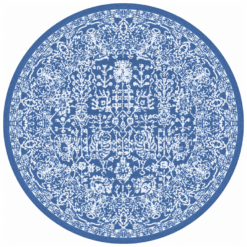 Pyöreät Matot - Menfi (sininen)